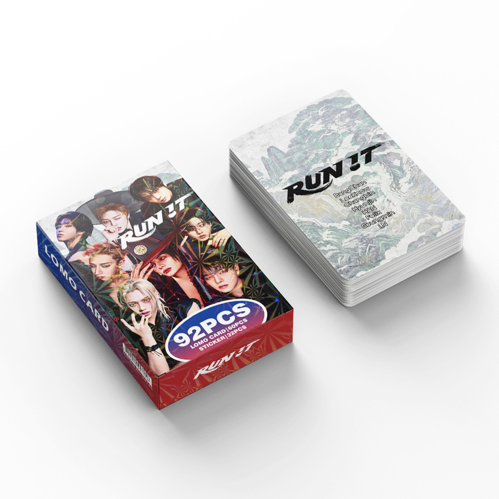 Audio Music Lollipop - 92 K-pop boy group mini cards,