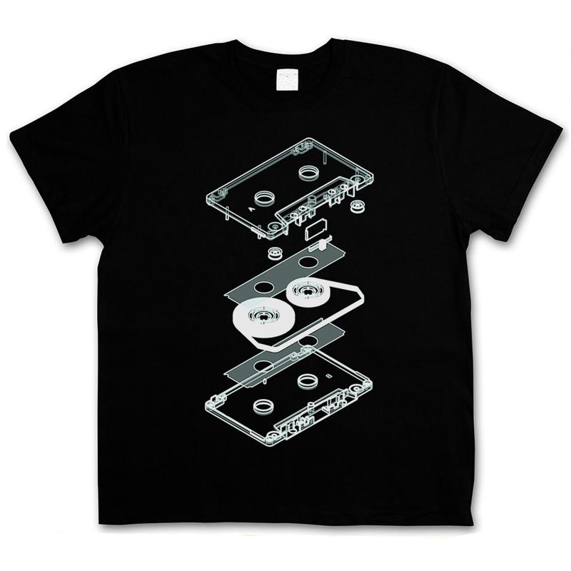 Audio Music Player - EXPLOSION AUDIO CASSETTE T SHIRT Retro