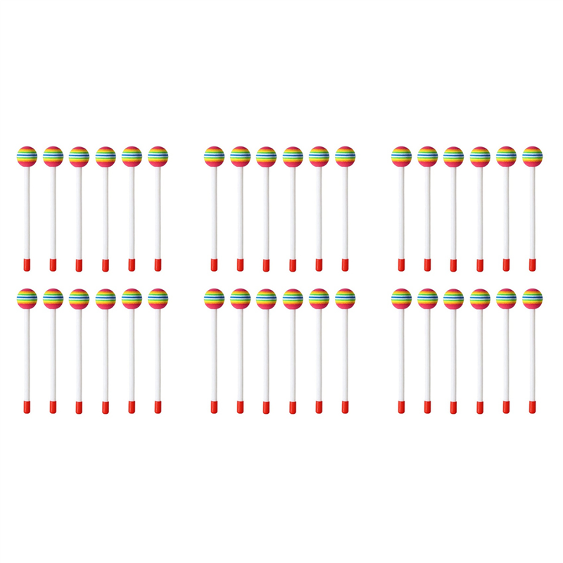 Audio Music Lollipop - A06F-36 Pcs Lollipop Drum Mallet Sticks
