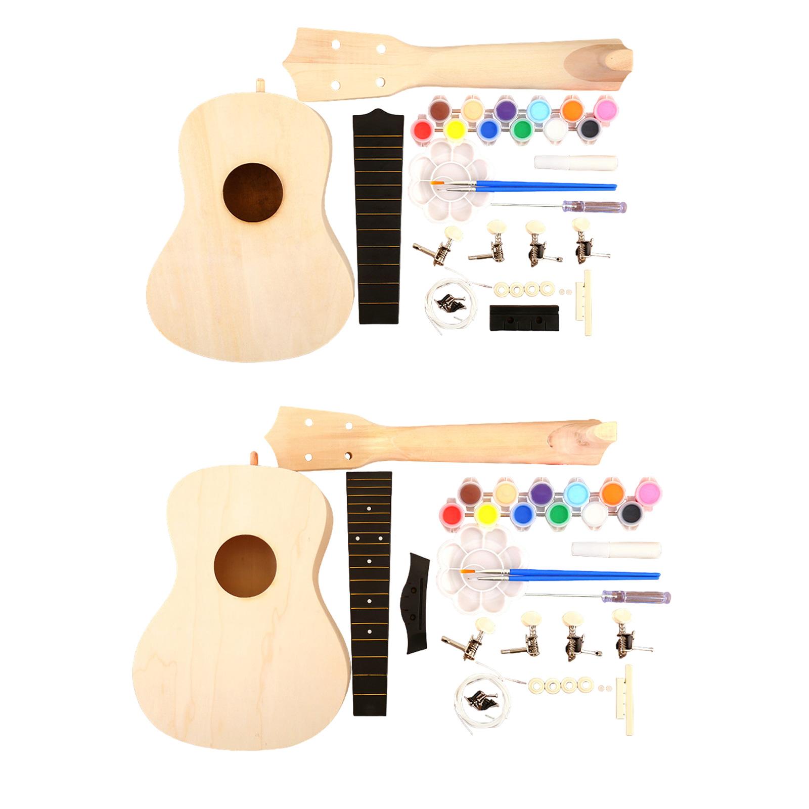 Ukulele Beginner Kit - Ukulele DIY Kits Handwork Crafts Beginners