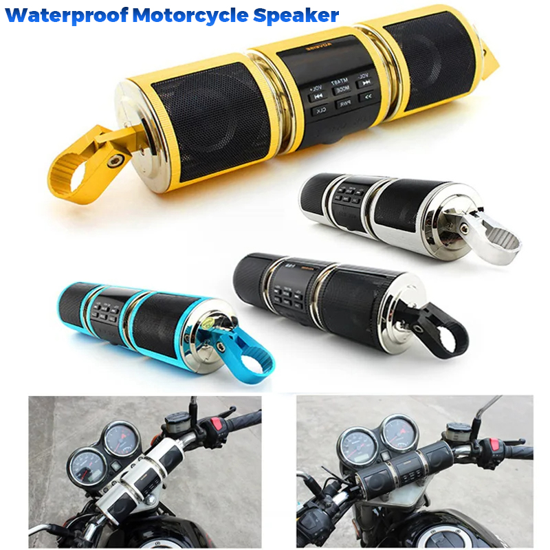 Audio Music Player - Motorcycle Audio FM Radio AUX USB