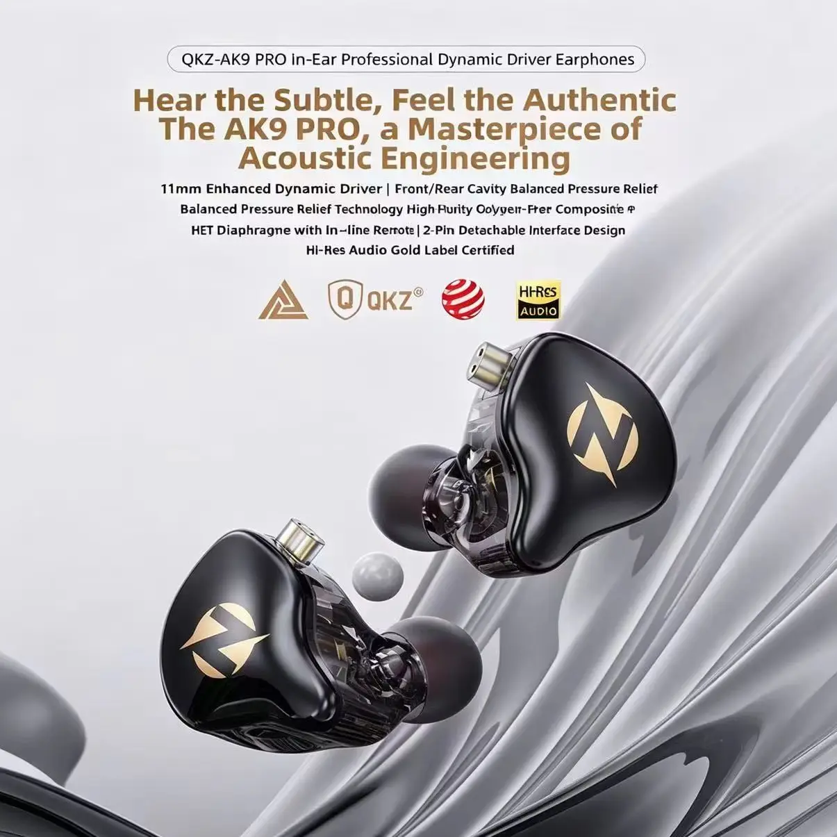 Audio Music Edit - QKZ AK9 PRO In Ear Earphones