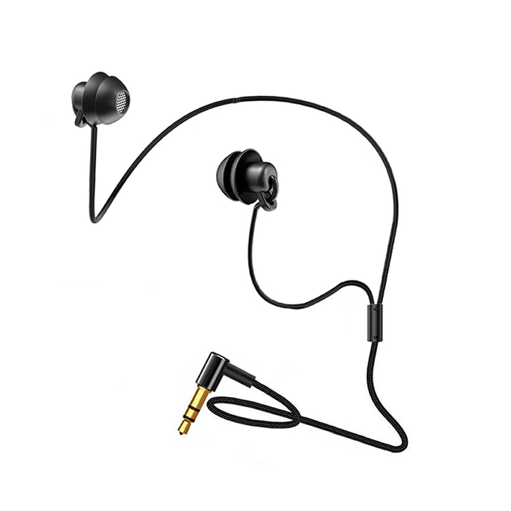Audio Music Player - 3.5mm Short Wired Headphones Silicone Earphone