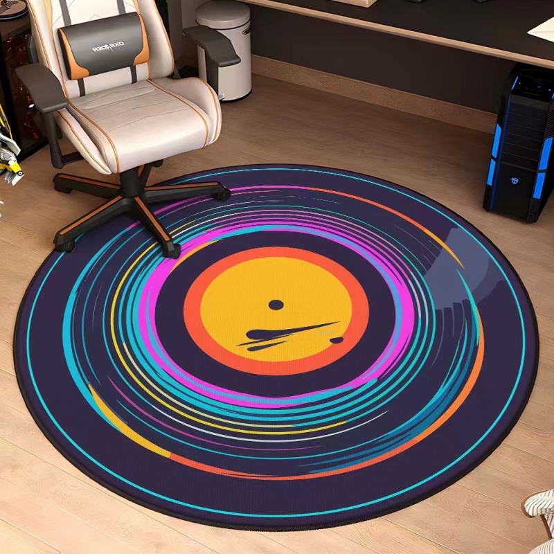 Audio Vibes Music - Round Door Mat with Music -