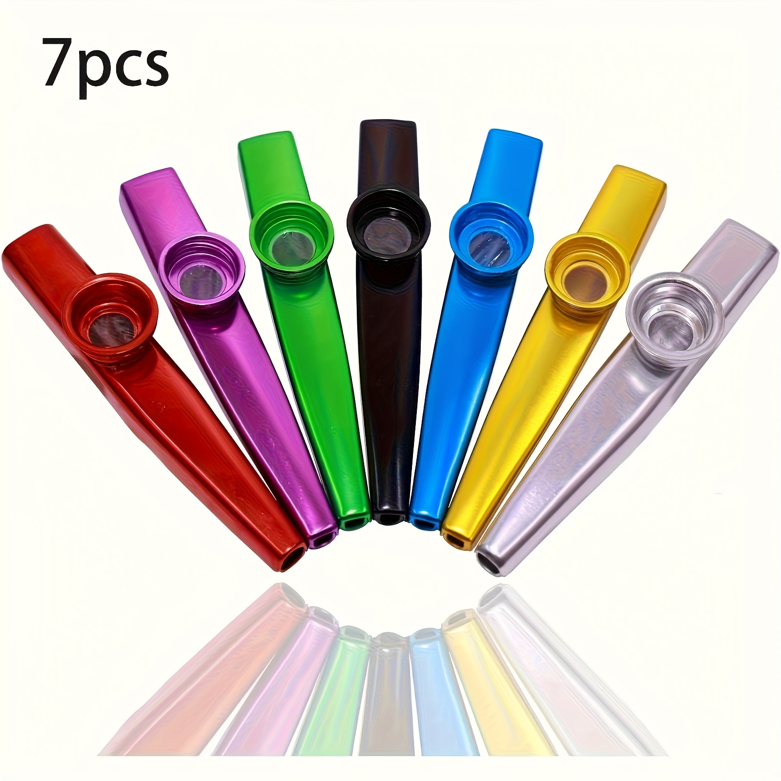 7pcs Metal Kazoos Simple Desig - Ukulele Beginner Kit 评论和价格