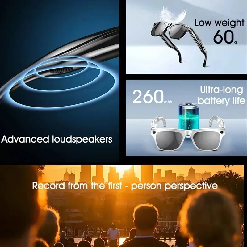 Lenovo 8K Vision AI Eyeglasses - Audio Music Player 评论和价格