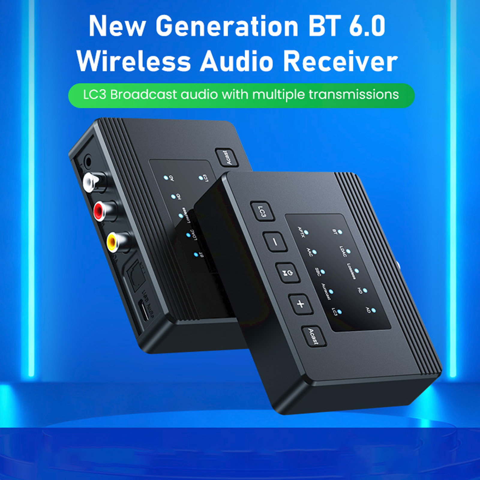 Bluetooth6.0 Audio Receiver LD - Audio Hd Music 评论和价格