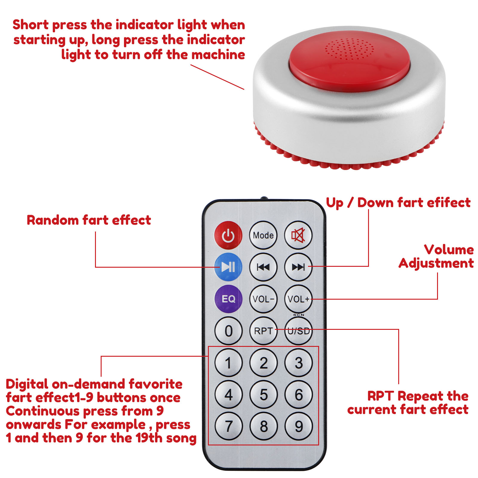 Funny Sound Effects Machine Re - Audio Music Lollipop 评论和价格