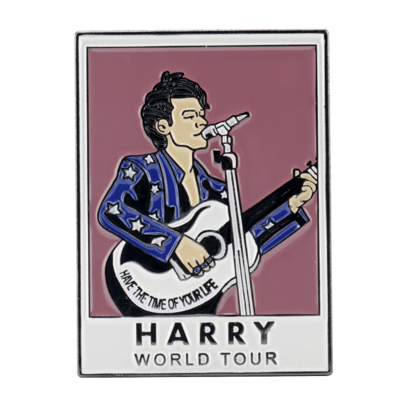 Pop Singer Harrys-Style Enamel - Audio Music Lollipop 评论和价格