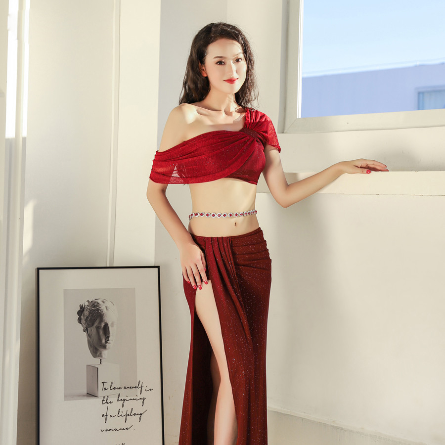 New Belly Dance Costume Female - Audio Music Lollipop 评论和价格